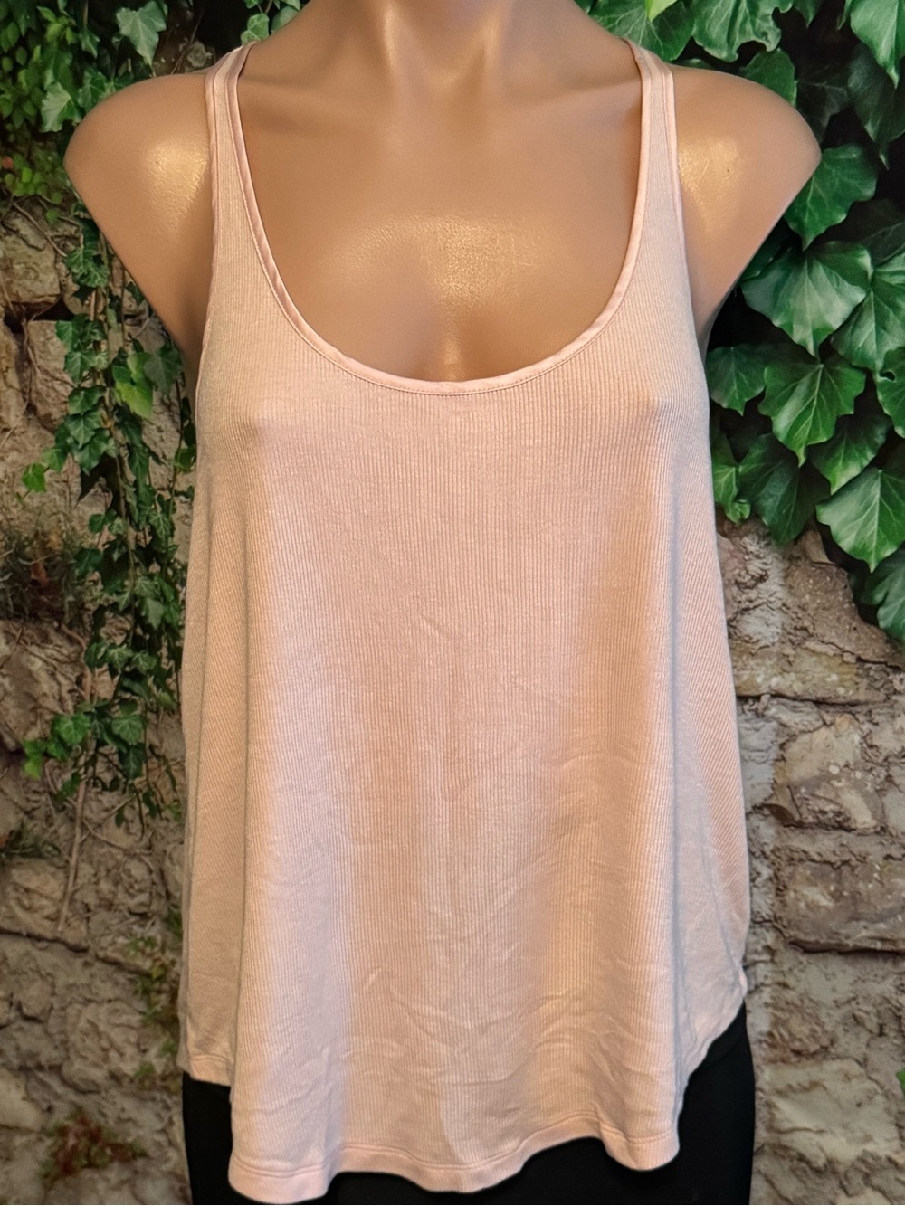 Victorias Secret Sexy Scoop Neck Racer Back Tank Top - Blush Pink